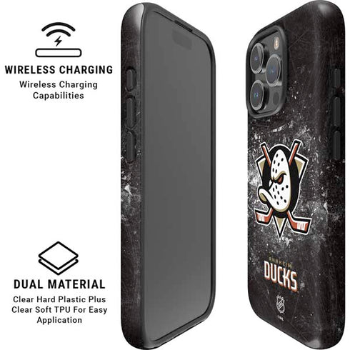 NHL Anaheim Ducks Iced iPhone 16 Pro Magsafe Impact Case